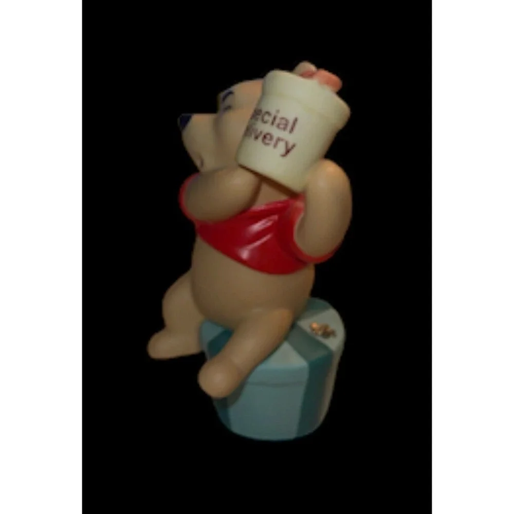 Pooh Newborn Is For A Happy Start Figurine Pooh and Friends Cake Topper